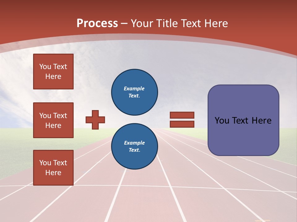 Stadium Athletic Cloud PowerPoint Template