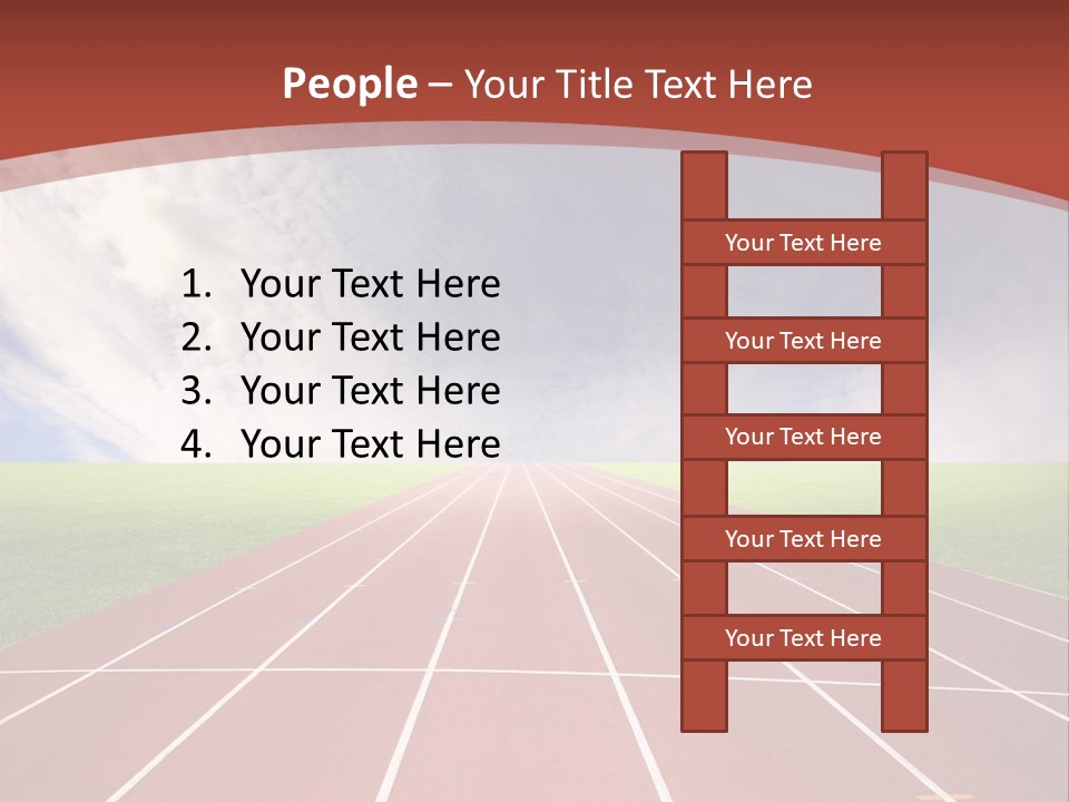 Stadium Athletic Cloud PowerPoint Template