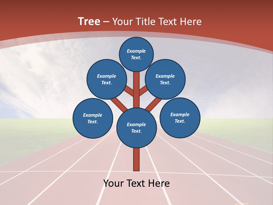Stadium Athletic Cloud PowerPoint Template