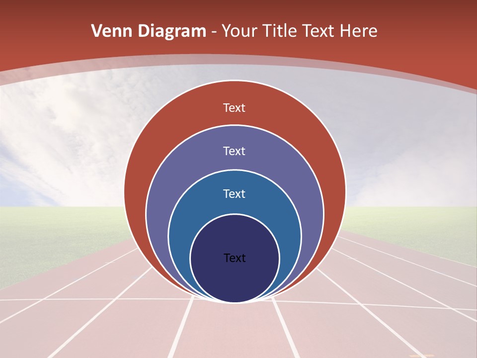 Stadium Athletic Cloud PowerPoint Template