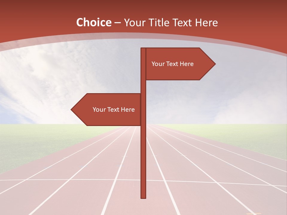 Stadium Athletic Cloud PowerPoint Template