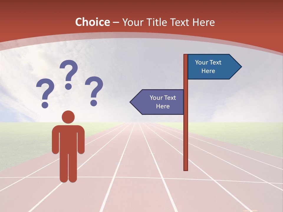 Stadium Athletic Cloud PowerPoint Template