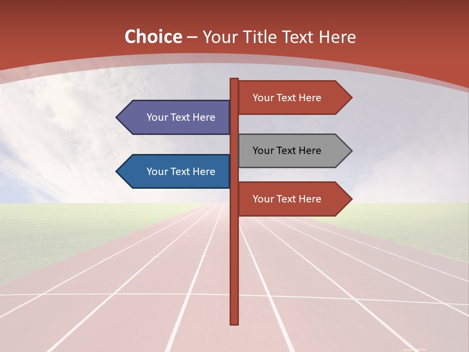 Stadium Athletic Cloud PowerPoint Template