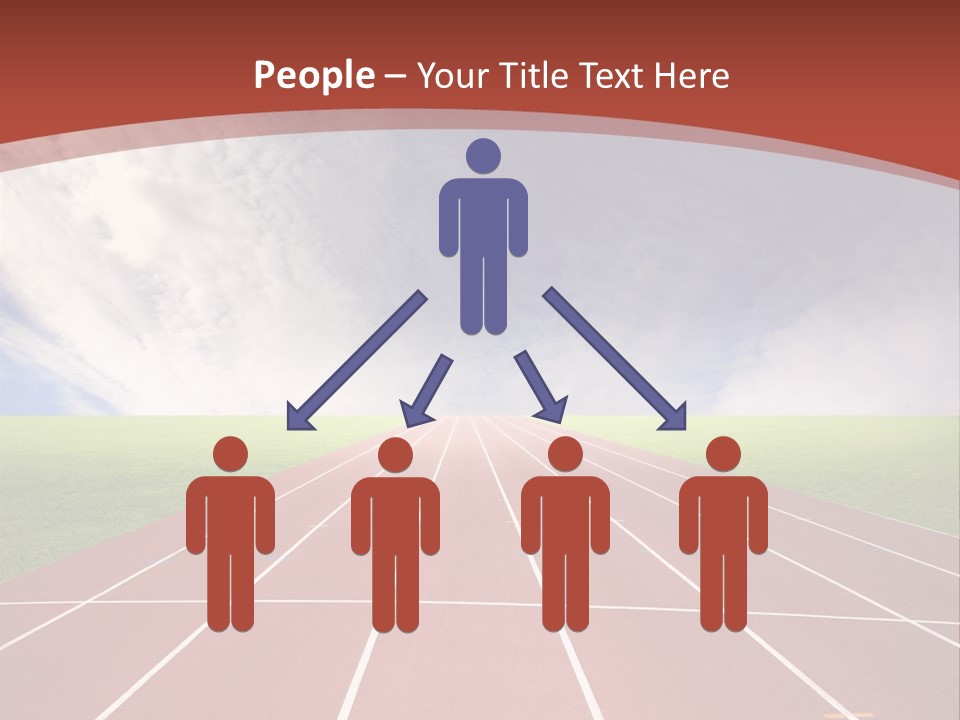 Stadium Athletic Cloud PowerPoint Template