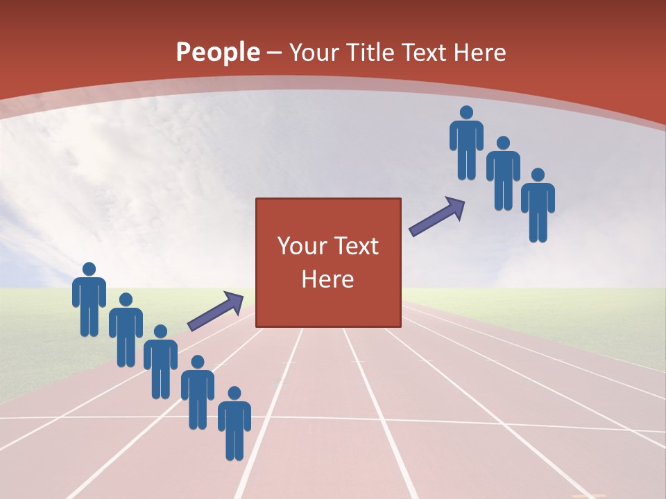 Stadium Athletic Cloud PowerPoint Template