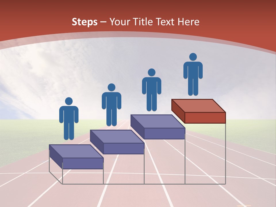 Stadium Athletic Cloud PowerPoint Template