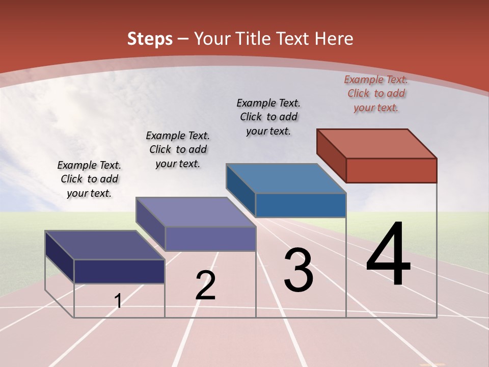 Stadium Athletic Cloud PowerPoint Template