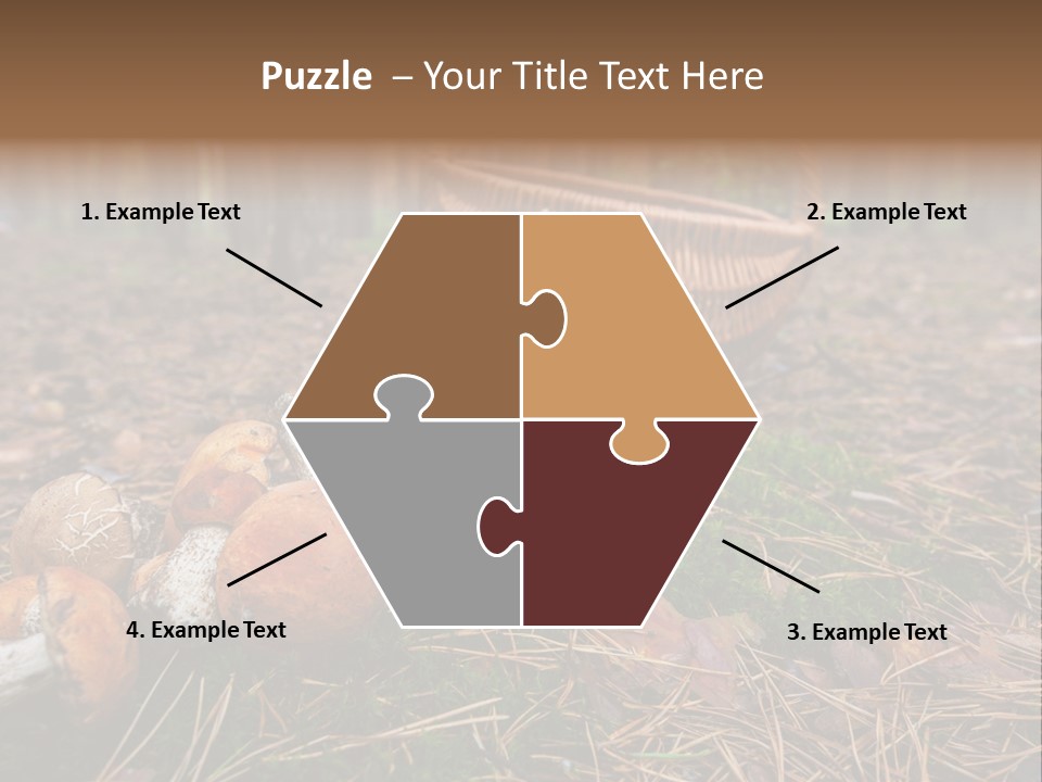 Rural Forest Mushroom PowerPoint Template