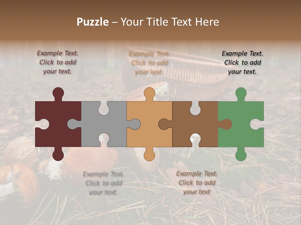 Rural Forest Mushroom PowerPoint Template