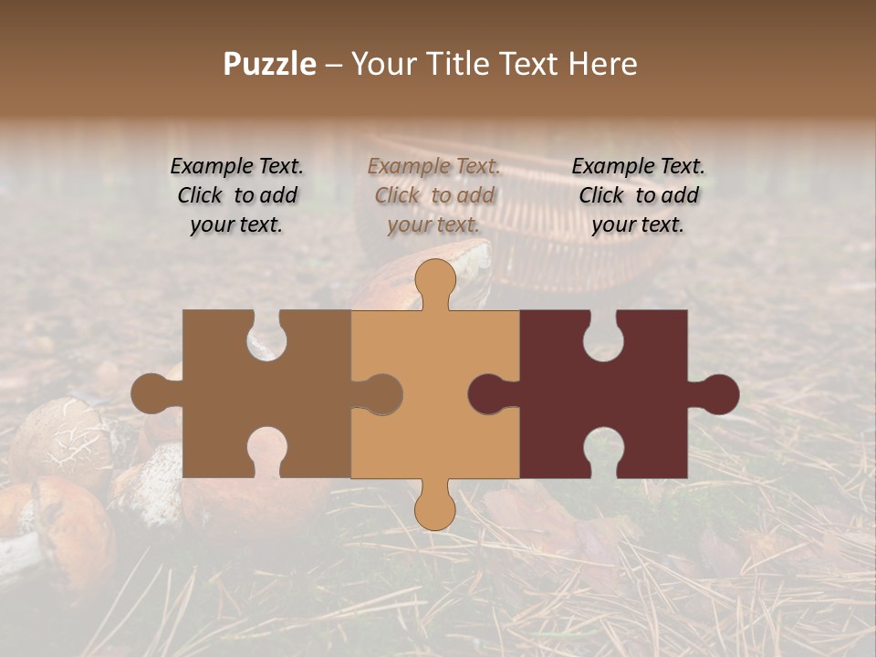 Rural Forest Mushroom PowerPoint Template