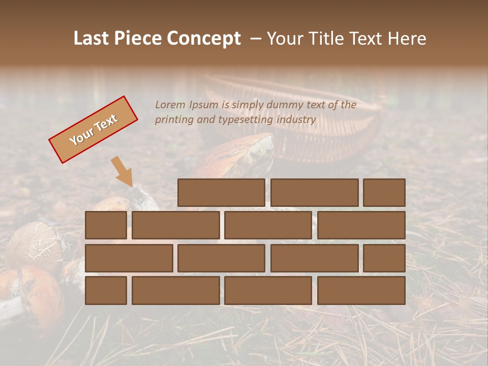Rural Forest Mushroom PowerPoint Template