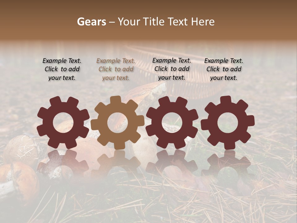 Rural Forest Mushroom PowerPoint Template