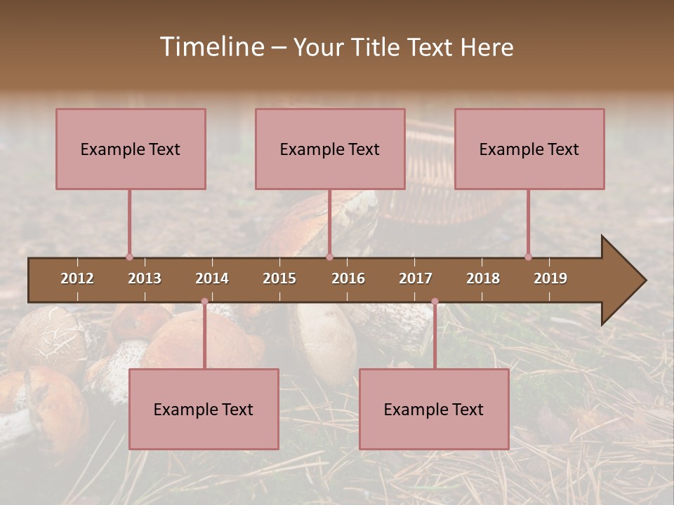 Rural Forest Mushroom PowerPoint Template