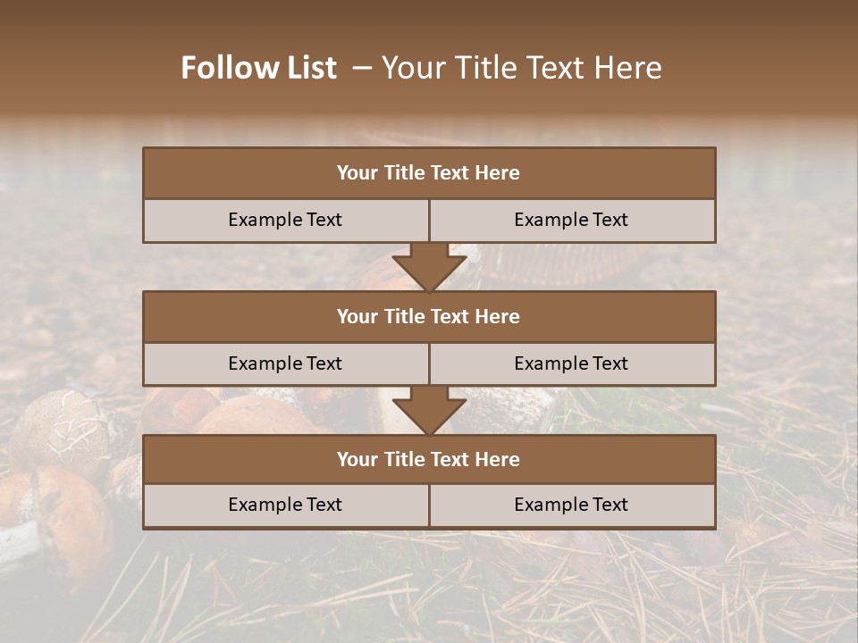 Rural Forest Mushroom PowerPoint Template