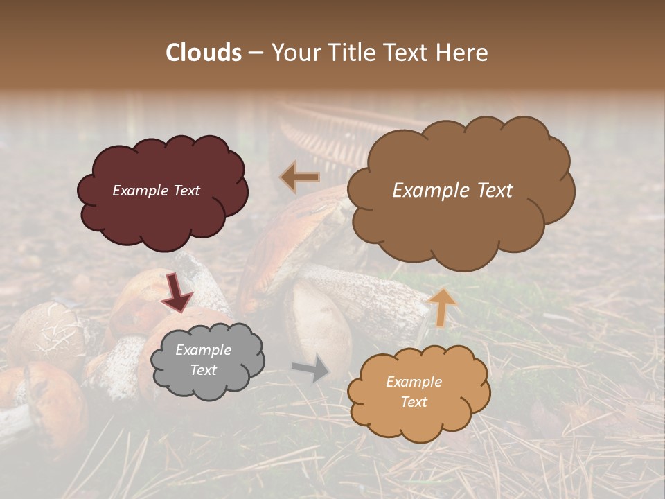 Rural Forest Mushroom PowerPoint Template