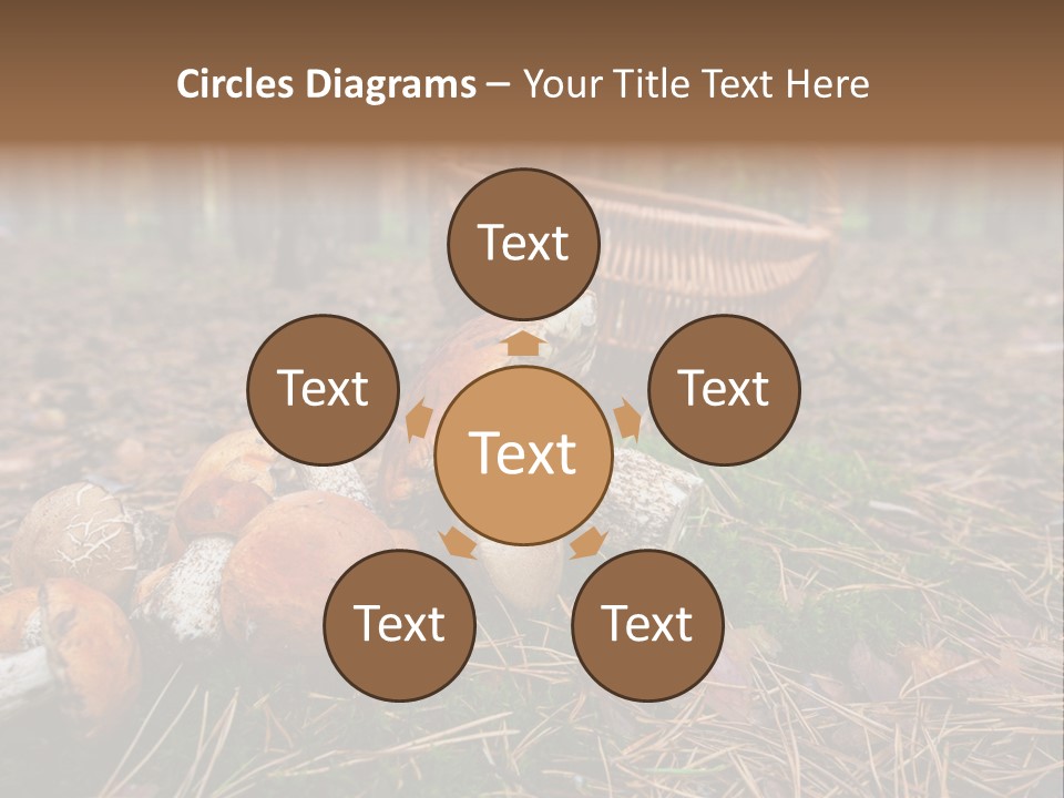 Rural Forest Mushroom PowerPoint Template