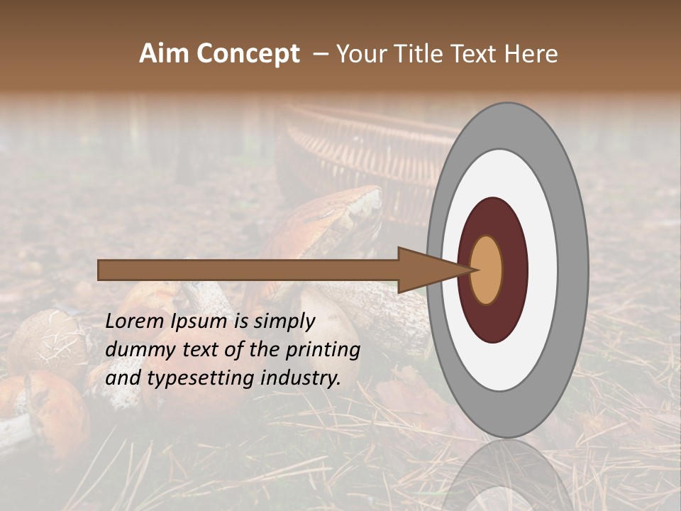 Rural Forest Mushroom PowerPoint Template