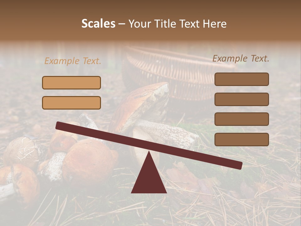 Rural Forest Mushroom PowerPoint Template