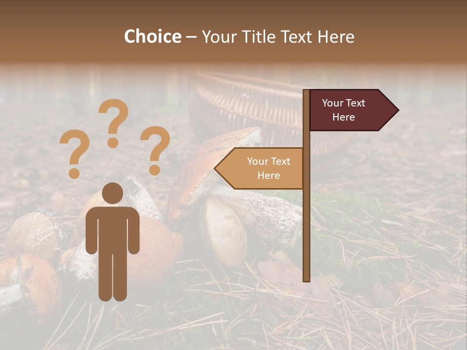 Rural Forest Mushroom PowerPoint Template