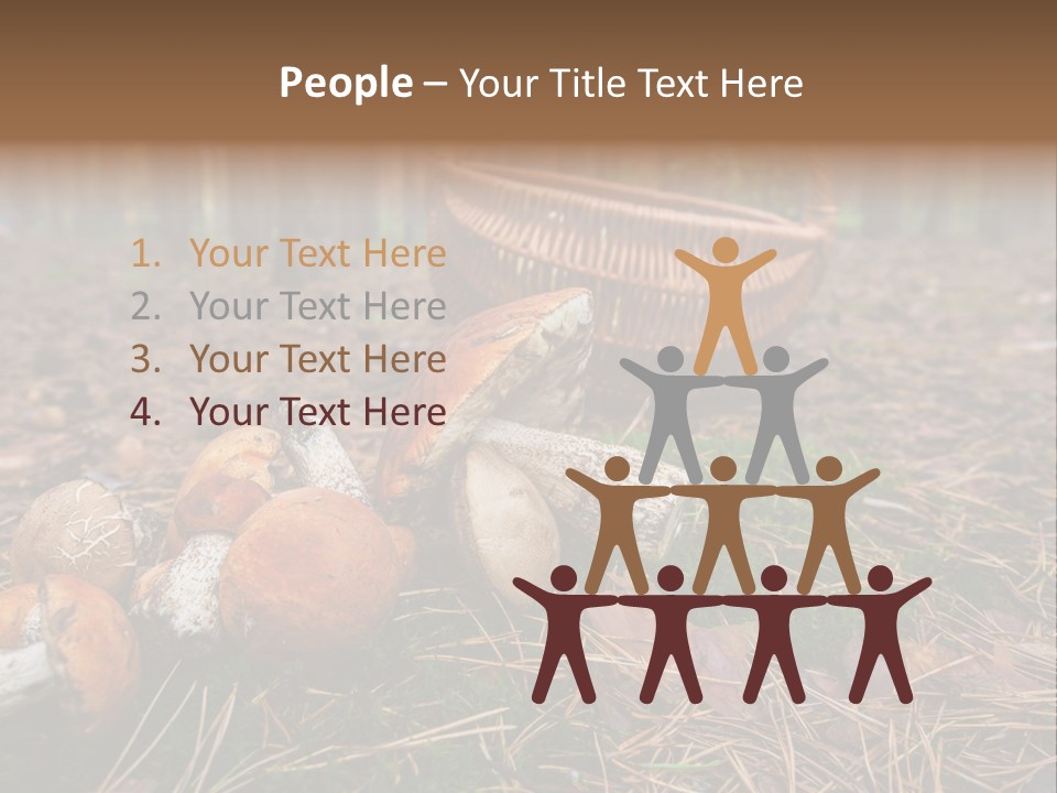Rural Forest Mushroom PowerPoint Template