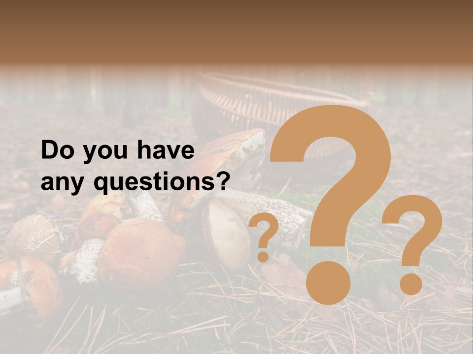 Rural Forest Mushroom PowerPoint Template