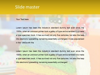 Five Orange Slice PowerPoint Template