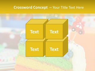 Five Orange Slice PowerPoint Template