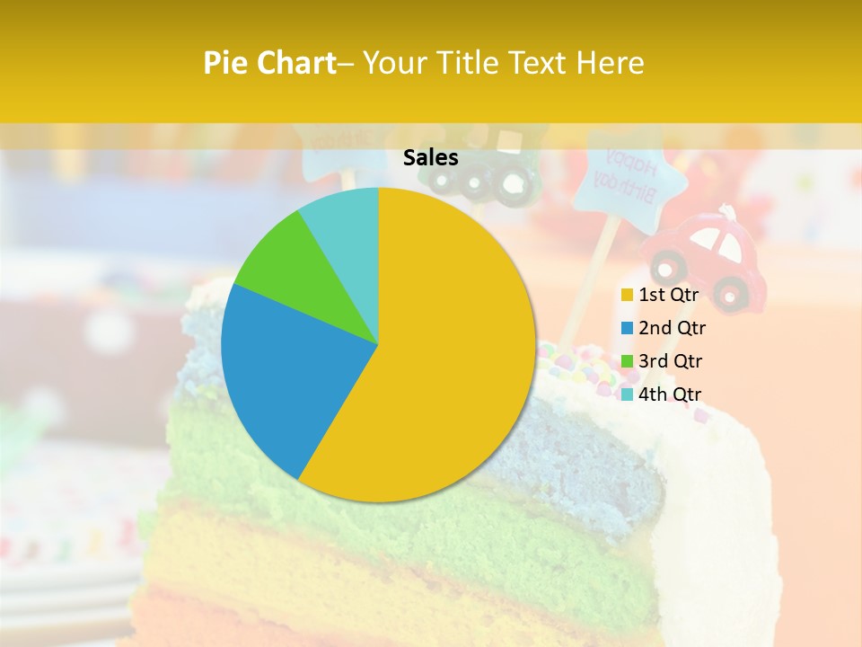 Five Orange Slice PowerPoint Template