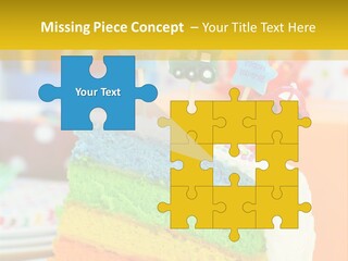 Five Orange Slice PowerPoint Template