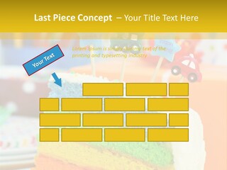 Five Orange Slice PowerPoint Template