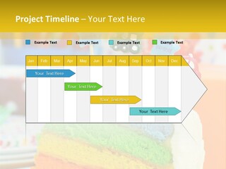 Five Orange Slice PowerPoint Template