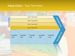 Five Orange Slice PowerPoint Template