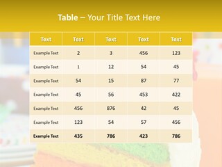 Five Orange Slice PowerPoint Template