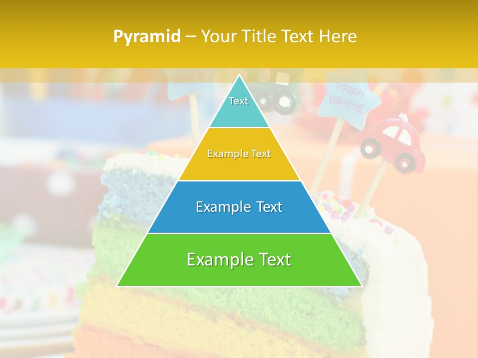 Five Orange Slice PowerPoint Template