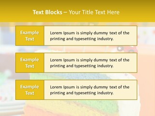 Five Orange Slice PowerPoint Template