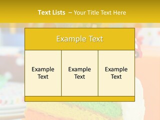 Five Orange Slice PowerPoint Template