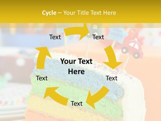 Five Orange Slice PowerPoint Template
