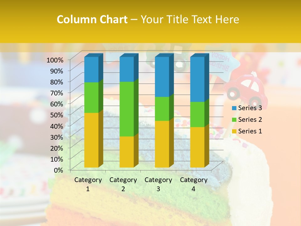 Five Orange Slice PowerPoint Template