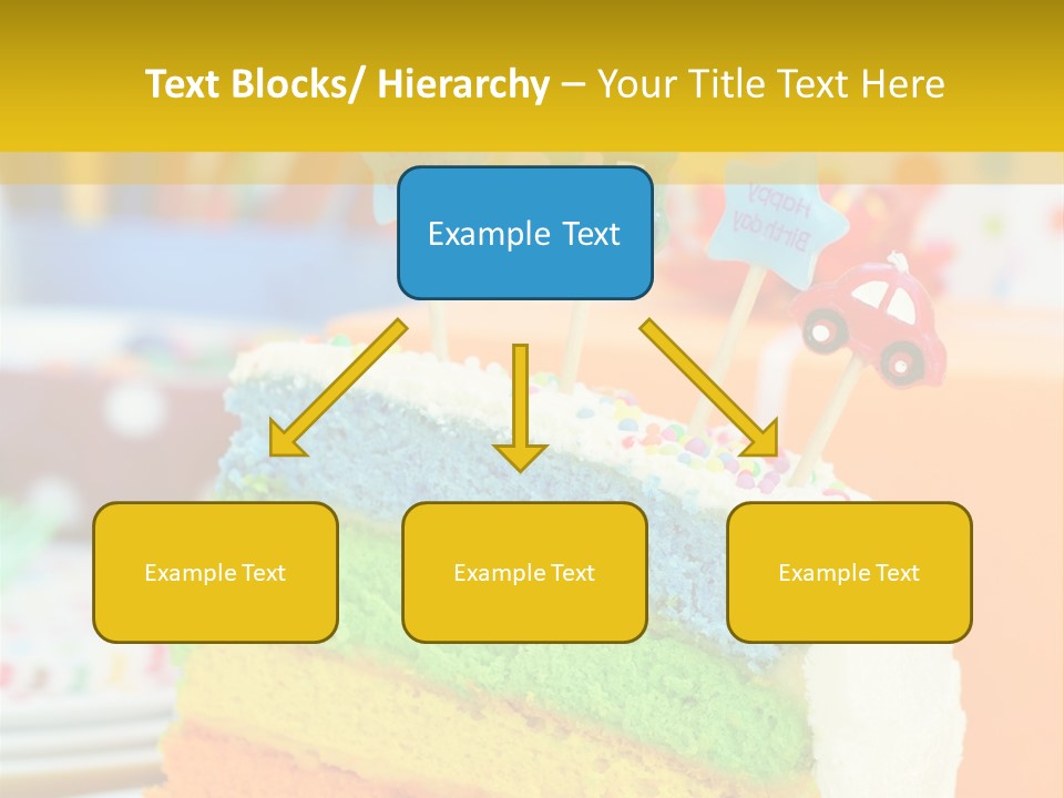 Five Orange Slice PowerPoint Template