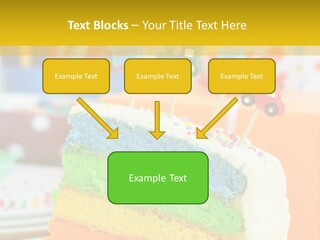 Five Orange Slice PowerPoint Template