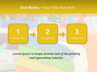 Five Orange Slice PowerPoint Template
