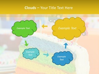 Five Orange Slice PowerPoint Template