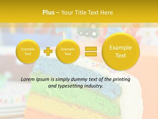 Five Orange Slice PowerPoint Template