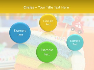 Five Orange Slice PowerPoint Template