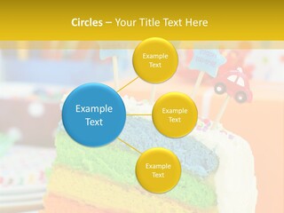 Five Orange Slice PowerPoint Template