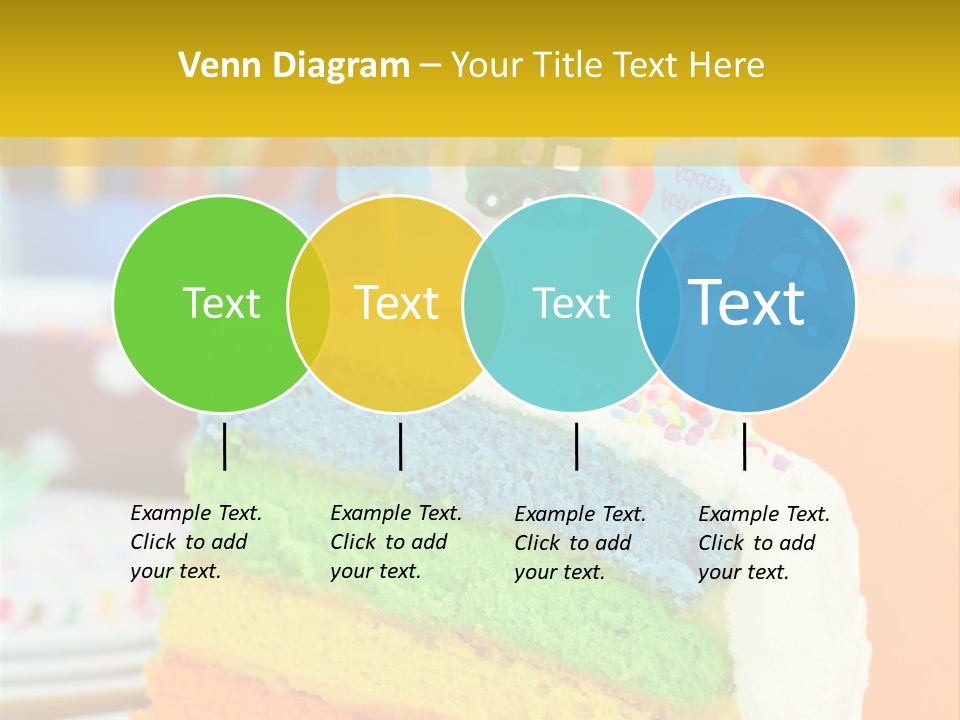 Five Orange Slice PowerPoint Template