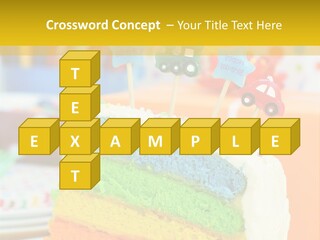 Five Orange Slice PowerPoint Template