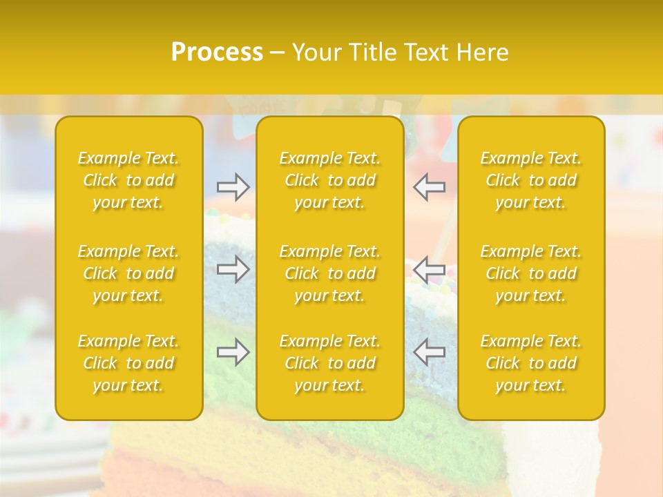 Five Orange Slice PowerPoint Template