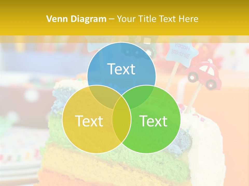 Five Orange Slice PowerPoint Template