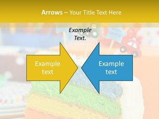 Five Orange Slice PowerPoint Template